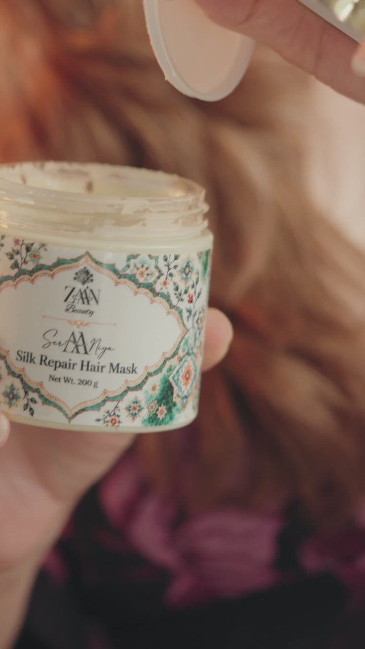 SERAANIYA Silk Repair Hair Mask — real texture