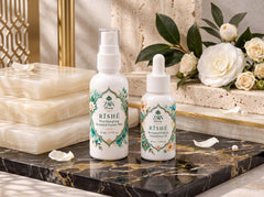 RĪSHÉ Botanical Peptide Mist and Nourishing Hair Oil duo