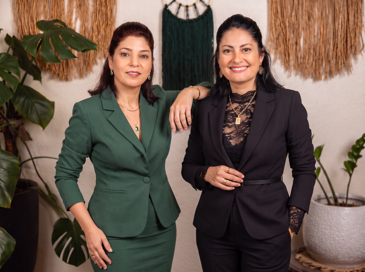 Serineh and Mina — founders of ZAA'N Beauty