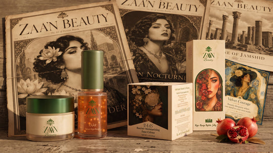 NAAR Rejuvenating Crème on emerald velvet